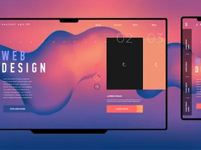 Cinematic Cues Web Design 3d logo ui