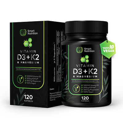 Vitamin D3 + K2 d3 energy k2 magnesium mineral vitamin