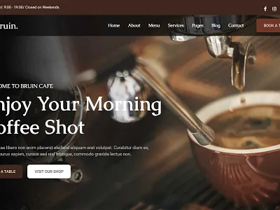 Coffee centrotec Shop Website branding graphic design logo ui