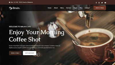 Coffee centrotec Shop Website branding graphic design logo ui