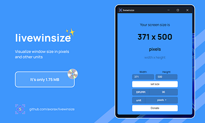 Livewinsize app thumbnail app livewinsize tauri ui