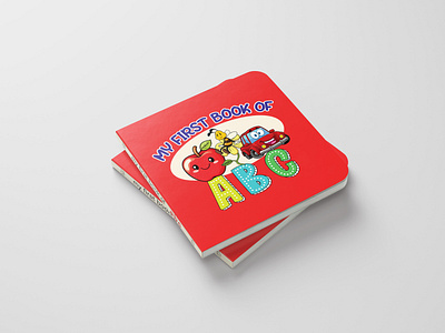 My first Book of ABC, Children's Board Book alphabet art