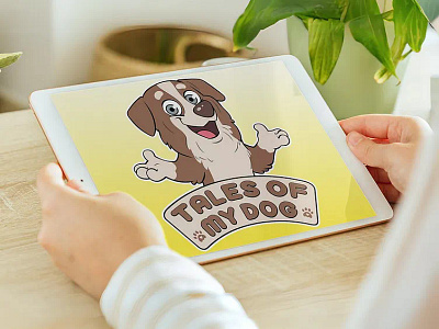 Dog Cartoon Portrait Illustration Design animal animal portrait cartoon cartoon mascot dog dog portrait illustration mascot pet pet businss portrait vector