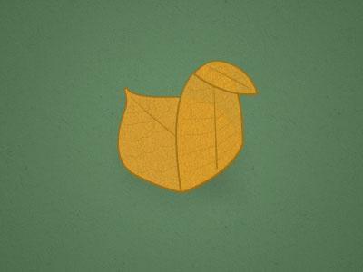 Leaf that duck! autumn duck icon leaf texture