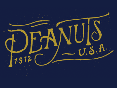 Peanuts distress hand drawn peanuts usa virginia
