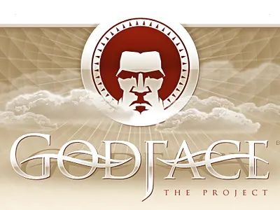 GodFace logotype type treatment typography webdesign
