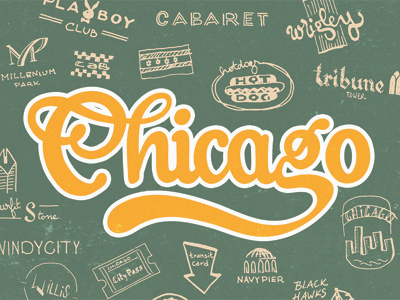 Chicago chicago lettering type typography