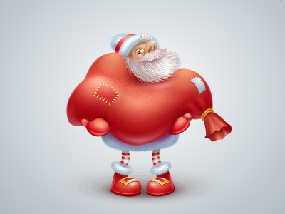 Here you are christmas icon iconka presents sack santa xmas