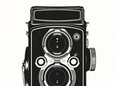 Camera Letterpress Print black cotton paper heidelberg letterpress limited edition printing press prints