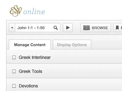 ESV Online bible web