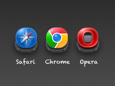 Oval-Browser browser chrome gui icon opera safari