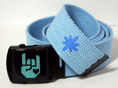 Rockhart: Subzero Belt 8bit belt mortal kombat rock rockhart video games