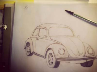 vw beetle sketch beetle car drawing pencil sketch vw
