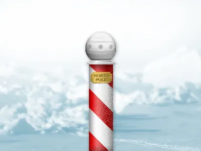 The North Pole christmas holiday north pole