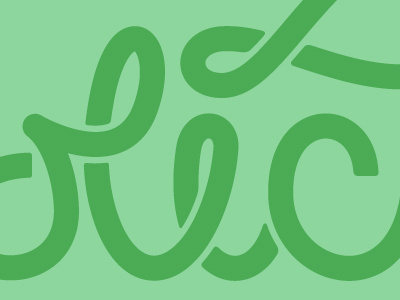 Ugh lettering logo rounded script