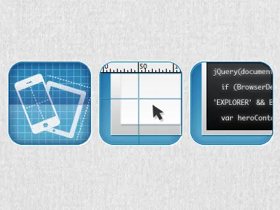 Plan Design Devlop icons illustration metlmedia