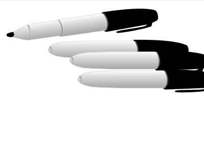 Sharpies illustration indesign sharpies