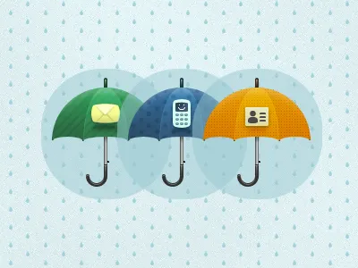 Umbrella icon umbrella