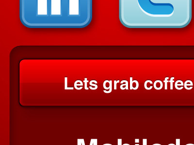 app button app button mobile red