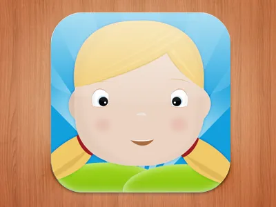 Bilingual Child Icon icon illustrator ipad