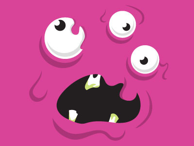 Gooey Gus face monster slime