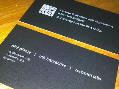 New business card design business card