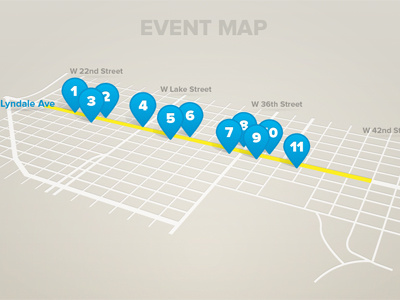 Event Map map website