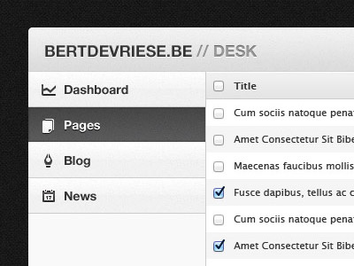 Menu cms icons menu ui