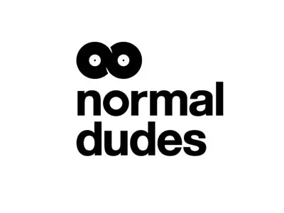 normaler dudes helvetica hip hop logo loops records