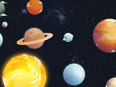 Solar System earth jupiter mars moon neptune planets pluto solar system space sun uranus venus