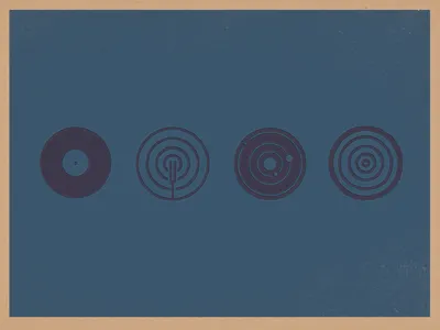 Nightsound Studio "production reel" icon set blue circles icons orbit record ring sound symbol tree