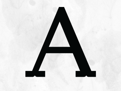 Letterform a alphabet custom letter lettering serif type typeface typography