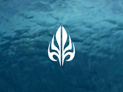 Resort hotel logo luxury mark resort surf waves