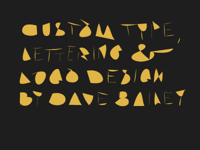 Accidental Friday Fun accident custom illustrator type