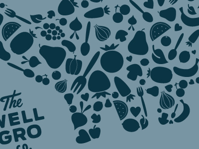 WellGro Co. Shirt Teaser fruits veggies wellgro