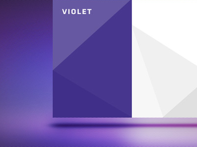 Violet Branding Exercise geometry purple violet