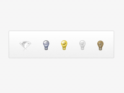 Bling Bling bling bronze diamond gold icons lightbulb platinum shiny silver
