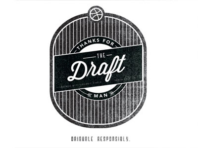 Cheeers beer draft dribbble label thanks