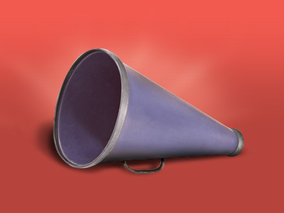 Initiate Megaphone communication icon interactive megaphone photo ui web