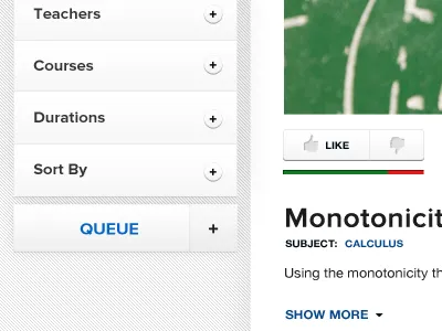 Sort Menu like menu minimal sort ui