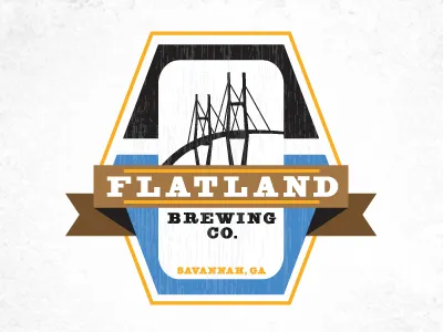 Flatland Brewing Co. beer branding brewing fbc flatland flatland brewing company logo logo design savannah ga