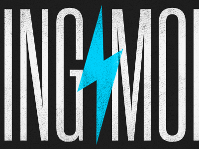 DM Redesign black blue css headline lightning bolt rama gothic c texture webfont webkit mask white