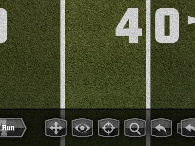 Touchscreen Buttons 2 buttons football touchscreen