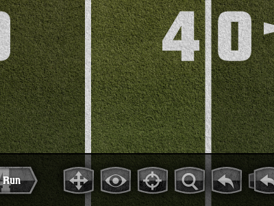 Touchscreen Buttons 2 buttons football touchscreen