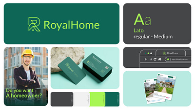 Royal Home-Real Estate Logo branding graphic design real estate realesatate logo