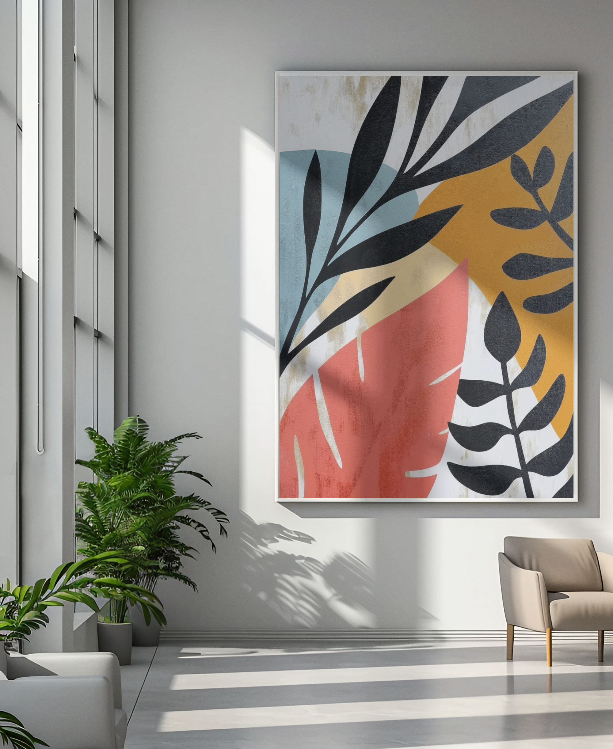 Abstract Botanical Boho-Art, large-scale art for wall decors bohemian wall art bohemian wall art decor bohemian wall art poster boho wall art boho wall art decor boho wall art poster commercial use quality icondaddy svgdaddy wall art decor