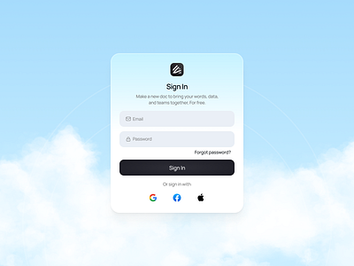 Sign In page UI Design by Zybra Design clean design crm design login page login screen minimalist modern onboarding sign in sign up page simple sing in page ui ui design uiux ux web web design website