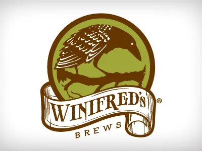 Winifred's - Logo Concept 02 brew concept crow label logo package package design student student project winifreds witch