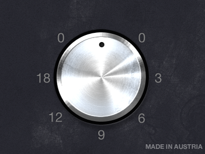 MADE IN AUSTRIA audio knobs ui