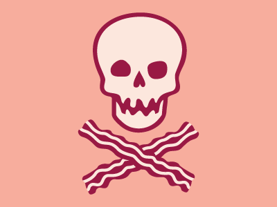 Ode to Bacon bacon skull